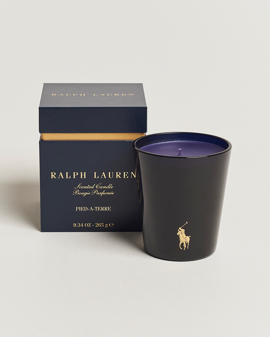 Herre |  | Ralph Lauren Home | Pied A Terre Single Wick Candle Navy/Gold