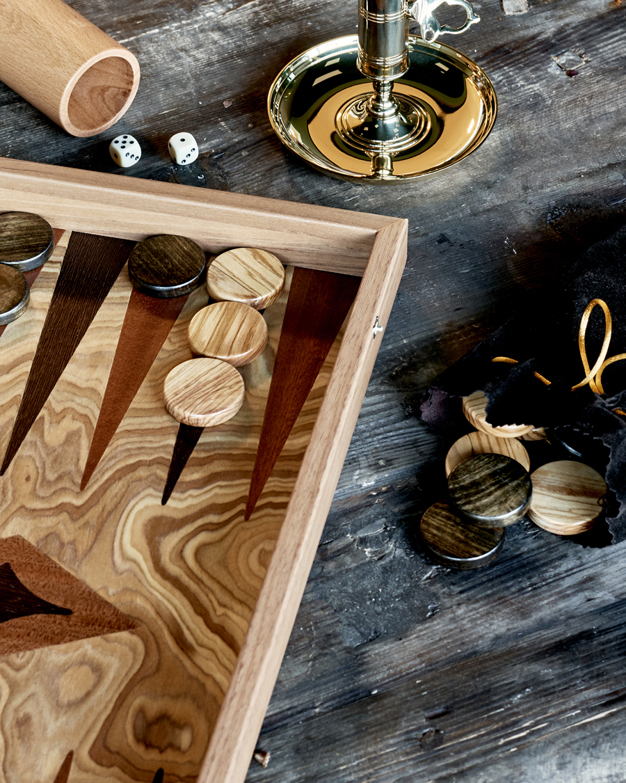 Herre | Spill og fritid | Manopoulos | Olive Burl Large Backgammon