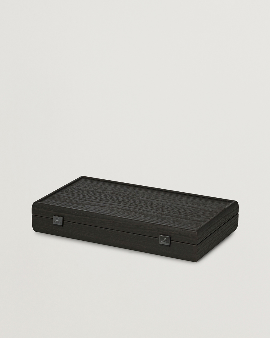 Herre | Spill og fritid | Manopoulos | Wooden Poker Case Black