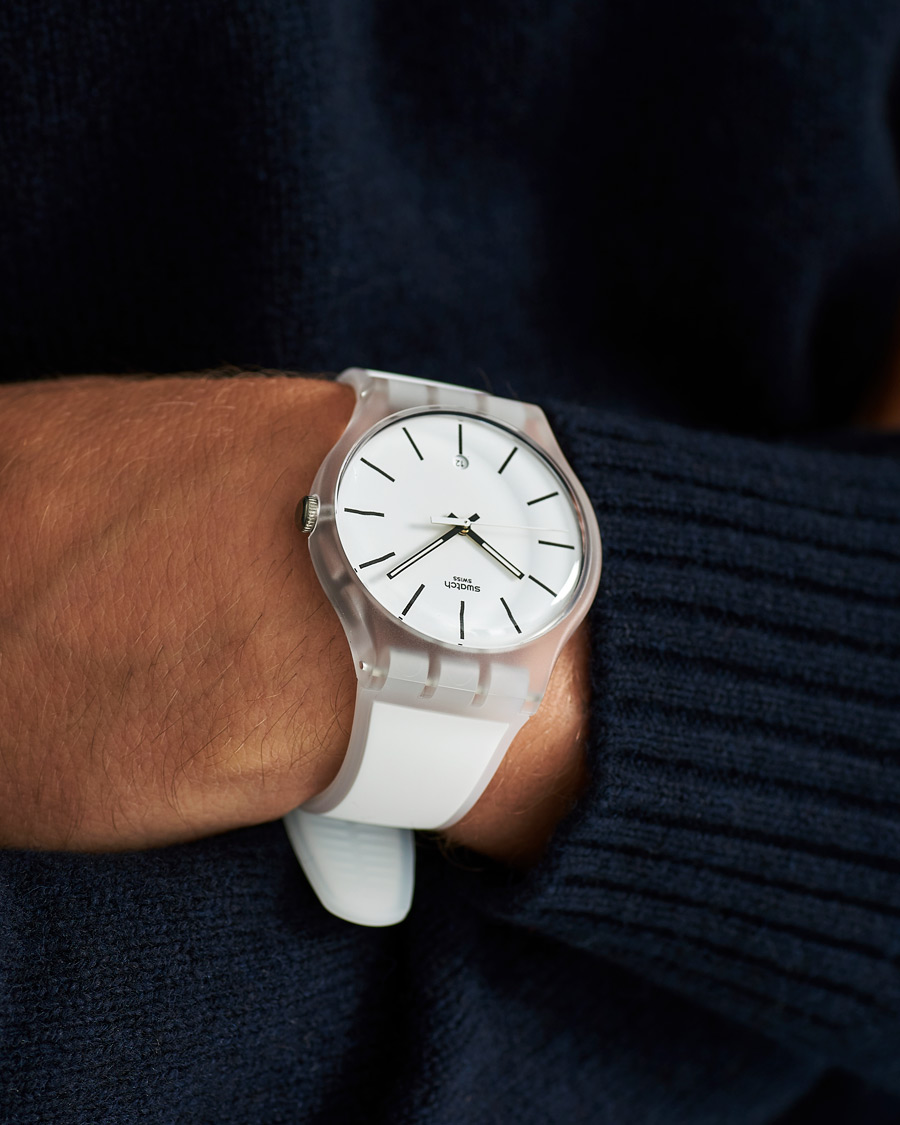 Herre | Swatch White Trip | Swatch | White Trip