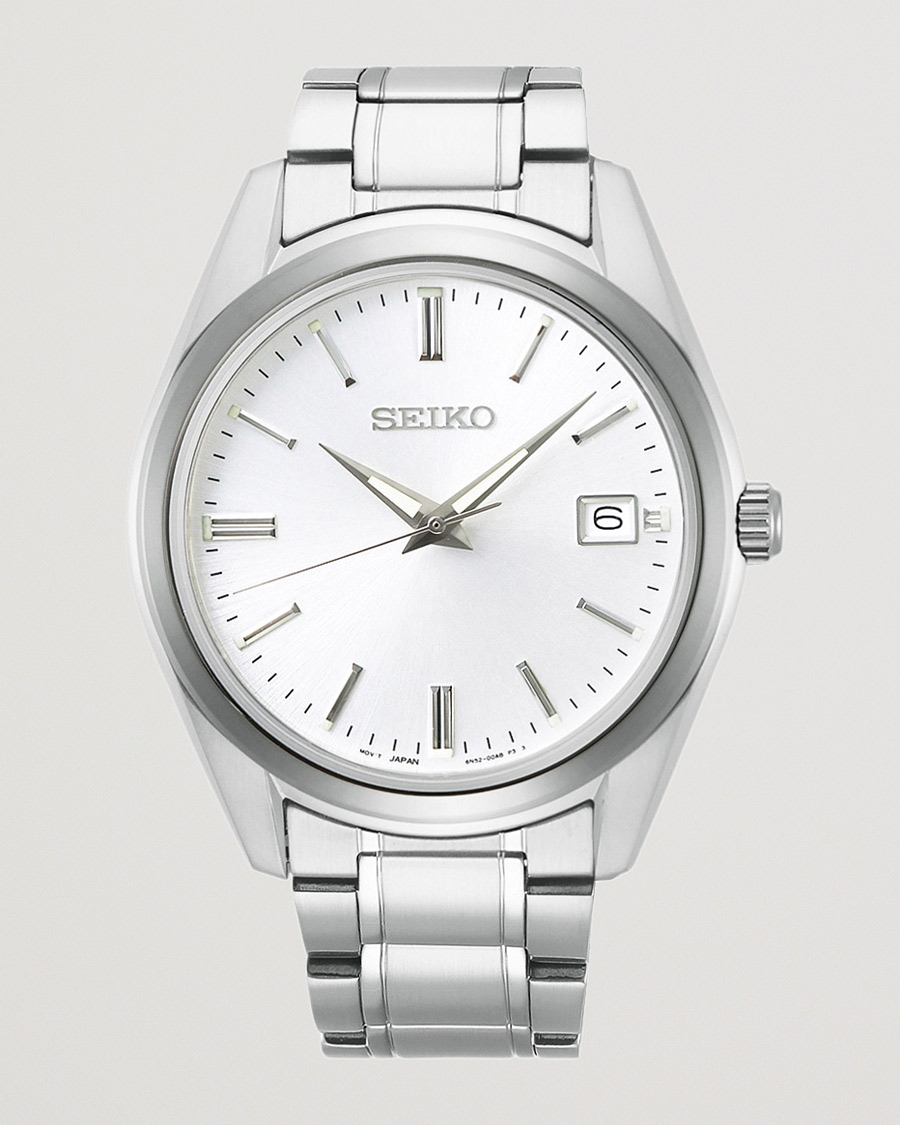 Herre | Seiko Sapphire 40mm Steel Silver Dial | Seiko | Sapphire 40mm Steel Silver Dial