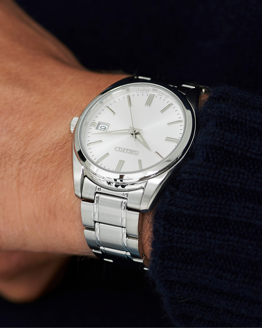 Herre | Seiko Sapphire 40mm Steel Silver Dial | Seiko | Sapphire 40mm Steel Silver Dial
