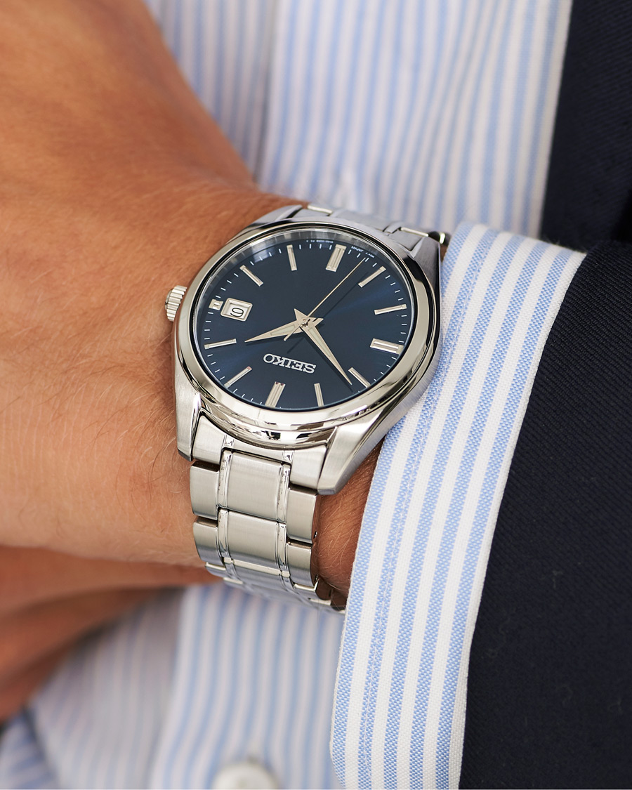 Herre | Seiko Sapphire 40mm Steel Blue Dial | Seiko | Sapphire 40mm Steel Blue Dial