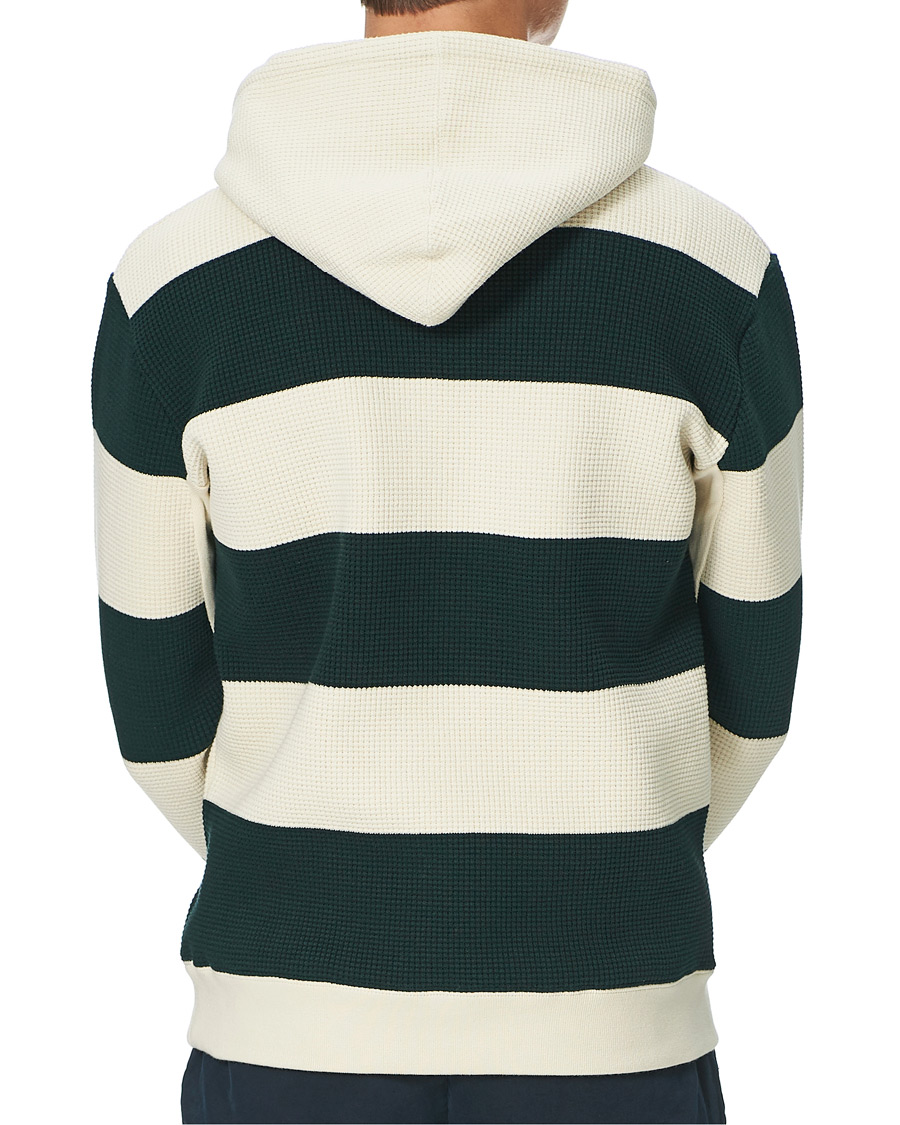 Herre | Gensere | BEAMS PLUS | Thermal Hoodie White/Green