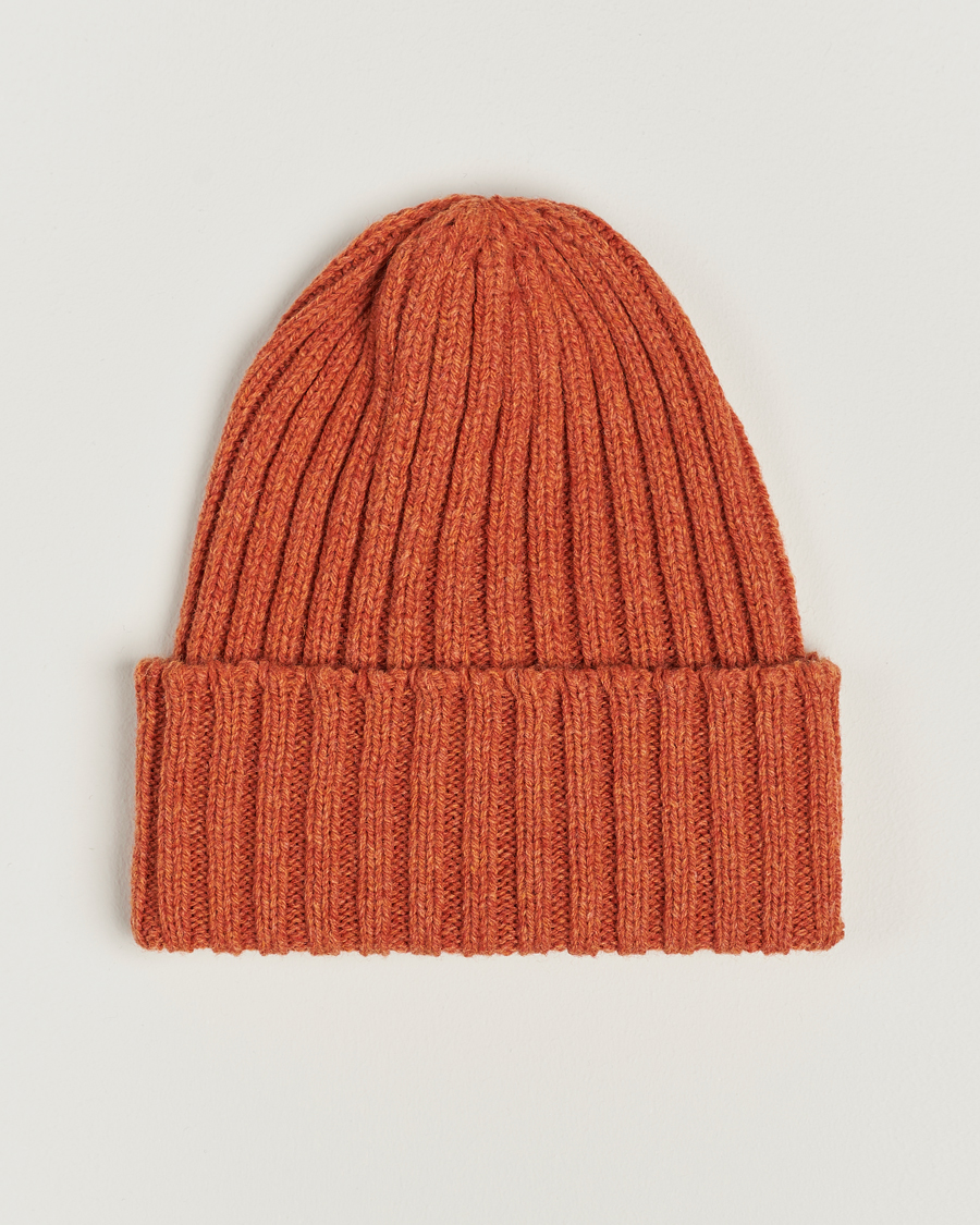 Herre | BEAMS PLUS Wool Watch Cap Orange | BEAMS PLUS | Wool Watch Cap Orange
