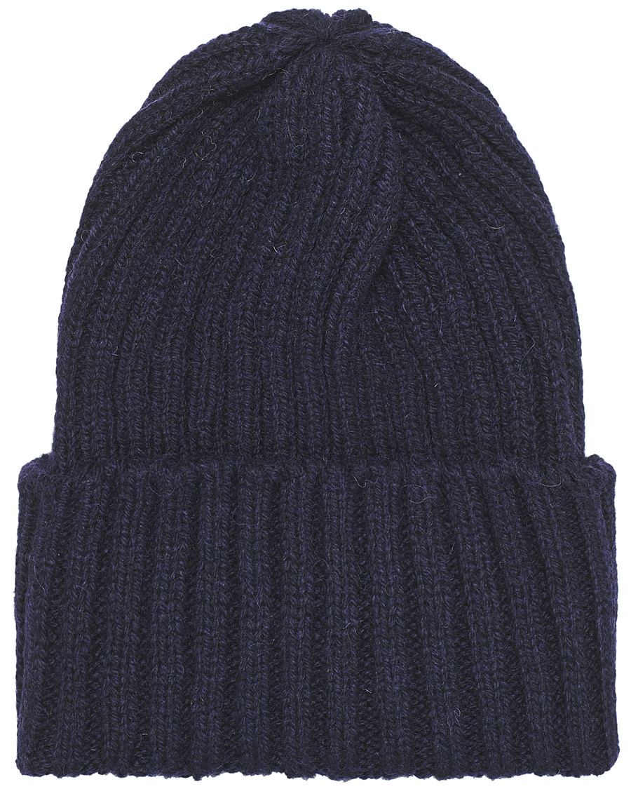 Herre | BEAMS PLUS Wool Watch Cap Navy | BEAMS PLUS | Wool Watch Cap Navy