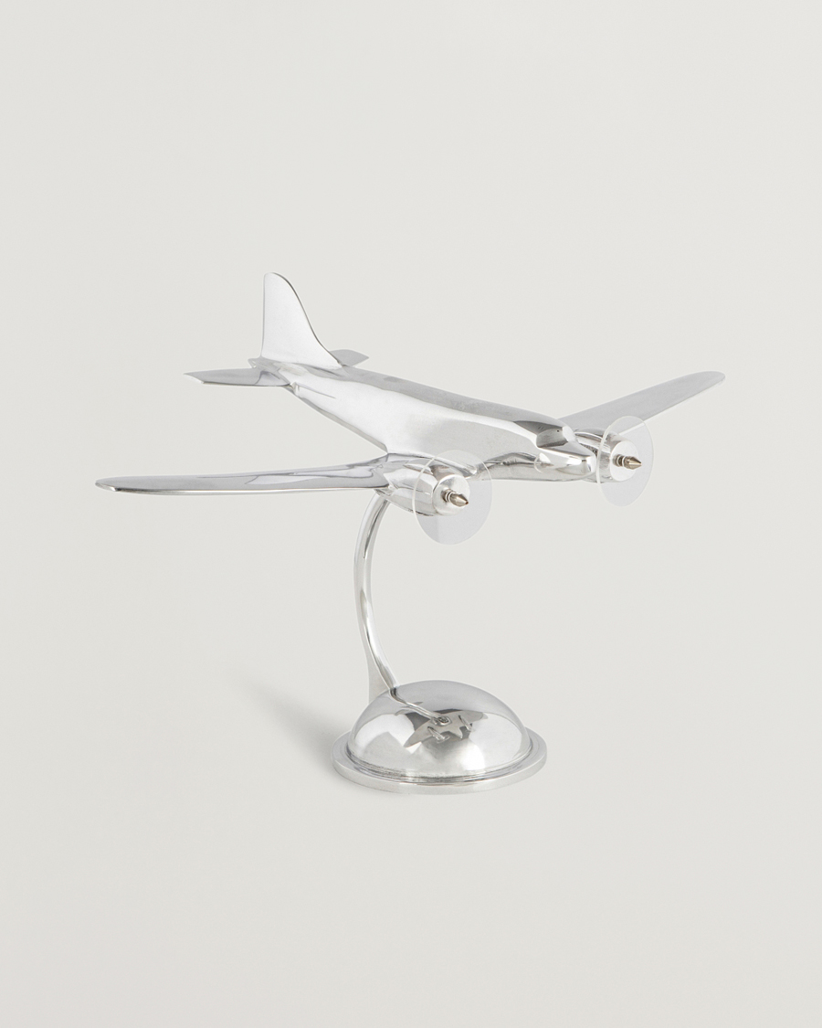 Herre | Pyntegjenstander | Authentic Models | Desktop DC-3 Airplane Silver