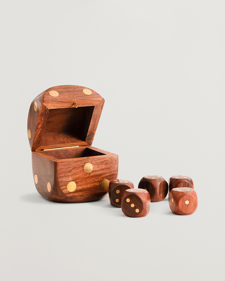 Herre |  | Authentic Models | Wooden Dice Box Brass