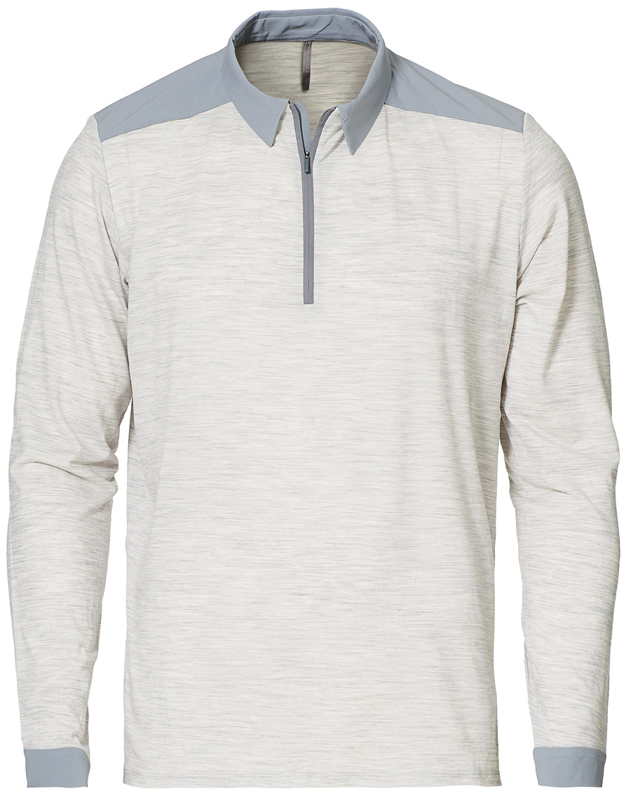 Herre | Gensere | Arc'teryx Veilance | Frame Long Sleeve Polo Light Grey Heather
