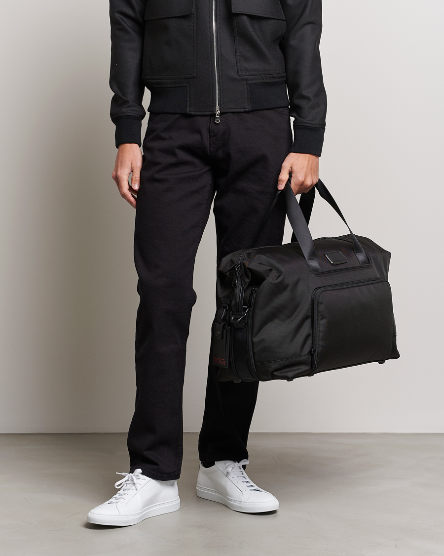 Herre | TUMI Alpha 3 Double Expansion Satchel Black | TUMI | Alpha 3 Double Expansion Satchel Black