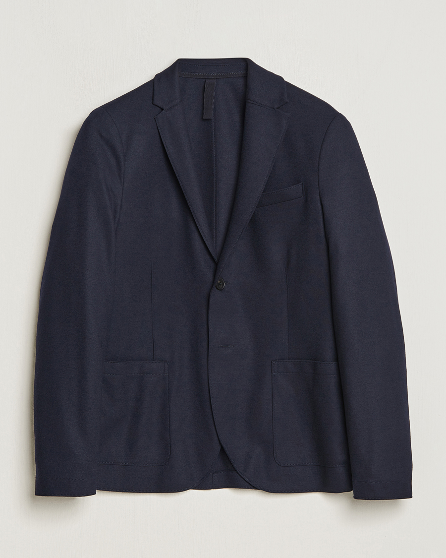 Herre | Dressjakker | Harris Wharf London | Two Button Vented Superfine Merino Blazer Navy