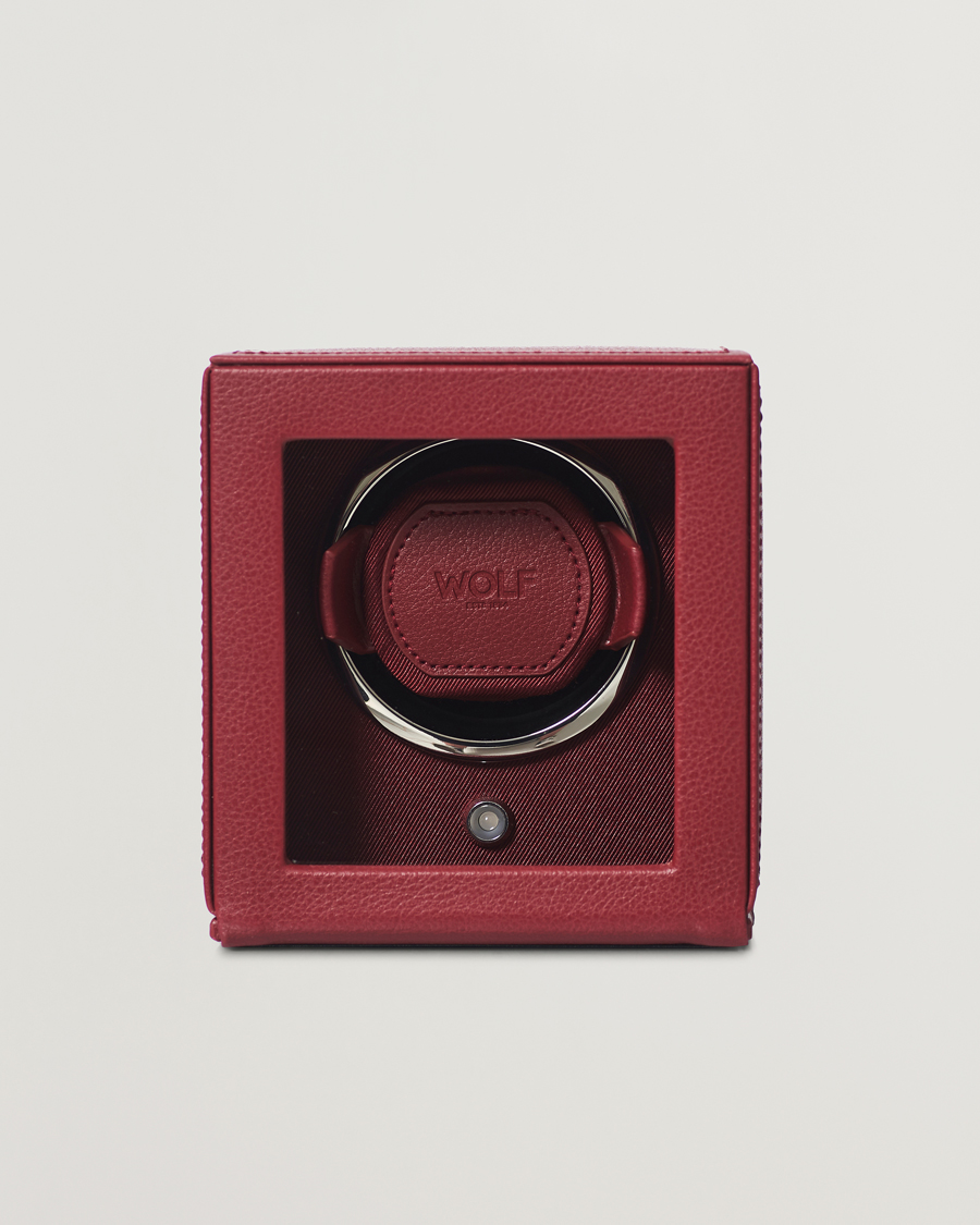 Herre | WOLF Cub Single Winder With Cover Bordeaux | WOLF | Cub Single Winder With Cover Bordeaux