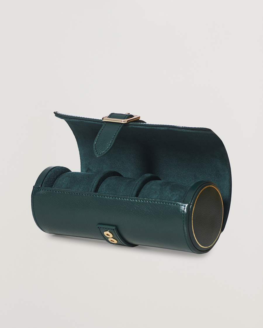 Herre | Livsstil | WOLF | British Racing Green Triple Watch Roll