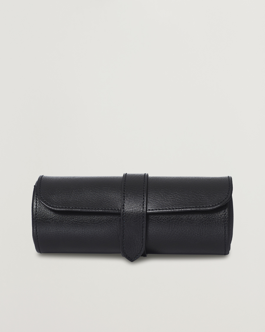 Herre | Klokke- og smykkeskrin | WOLF | Blake Triple Watch Roll Black/Purple