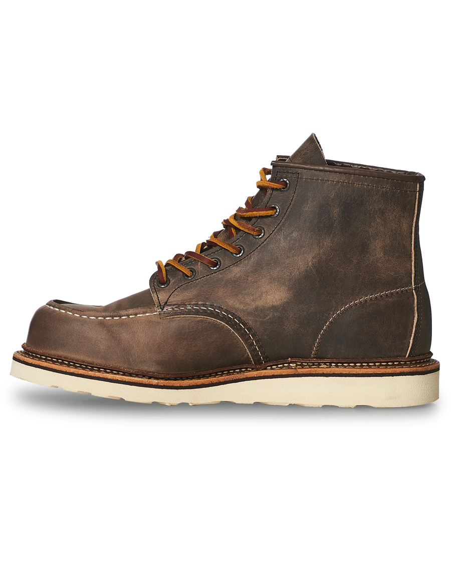 Herre | Red Wing Shoes Moc Toe Boot Concrete Rough & Tough Leather | Red Wing Shoes | Moc Toe Boot Concrete Rough & Tough Leather