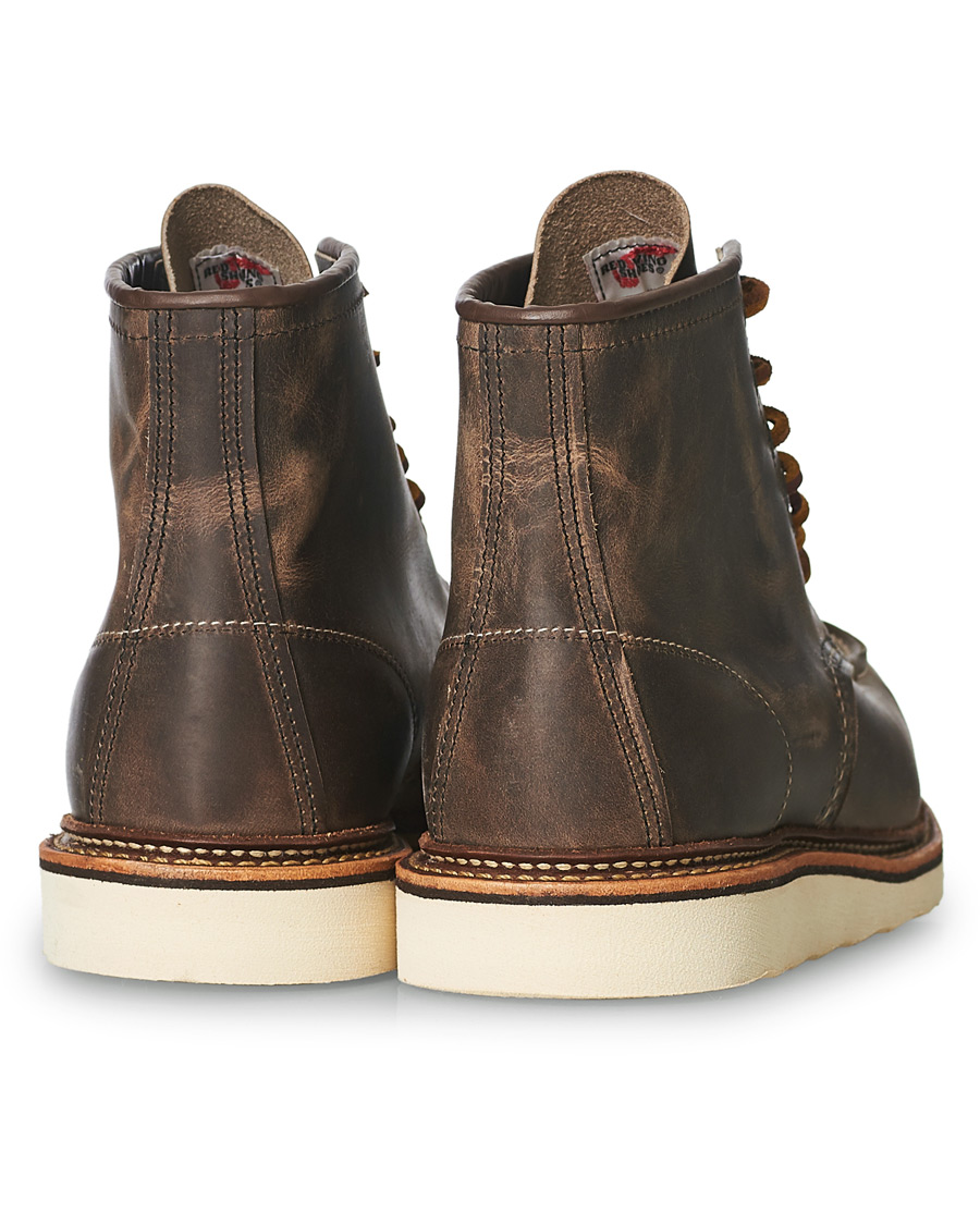 Herre | Red Wing Shoes Moc Toe Boot Concrete Rough & Tough Leather | Red Wing Shoes | Moc Toe Boot Concrete Rough & Tough Leather