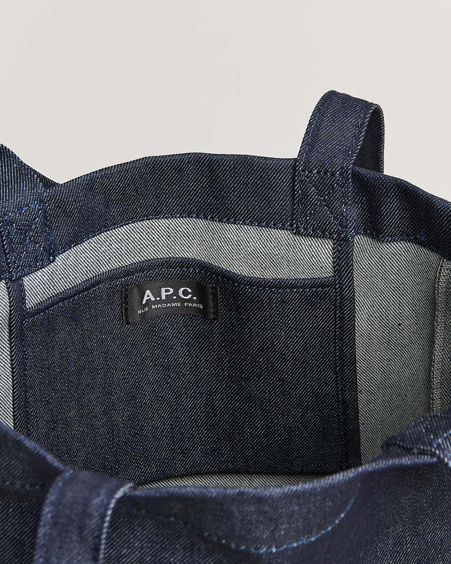 Herre | A.P.C. Laure Tote Bag Indigo | A.P.C. | Laure Tote Bag Indigo