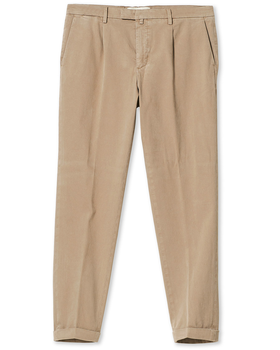 Herre | Bukser | Briglia 1949 | Easy Fit Cotton Stretch Chino Beige