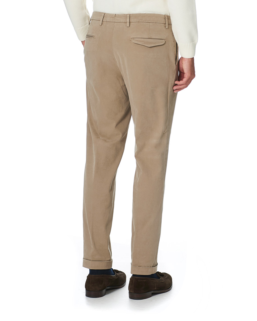 Herre | Bukser | Briglia 1949 | Easy Fit Cotton Stretch Chino Beige