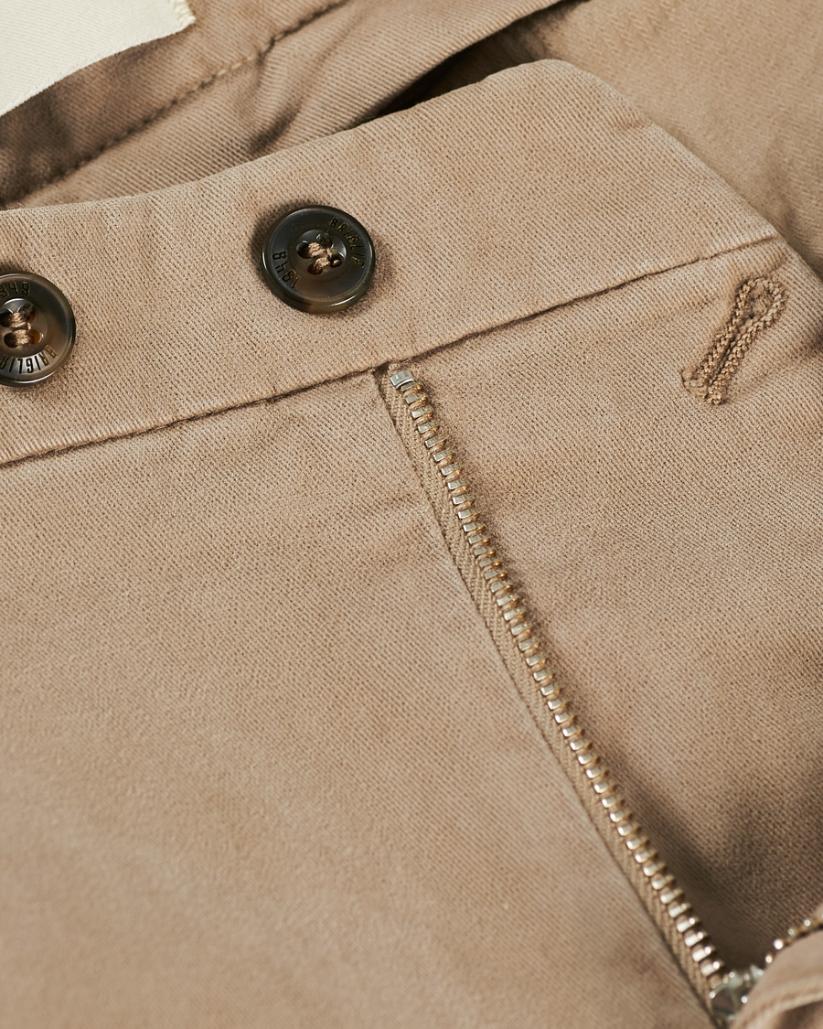 Herre | Bukser | Briglia 1949 | Easy Fit Cotton Stretch Chino Beige