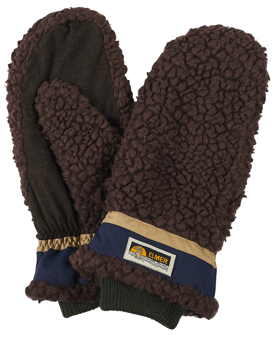 Herre | Elmer by Swany Miyo Wool Teddy Mittens Brown | Elmer by Swany | Miyo Wool Teddy Mittens Brown