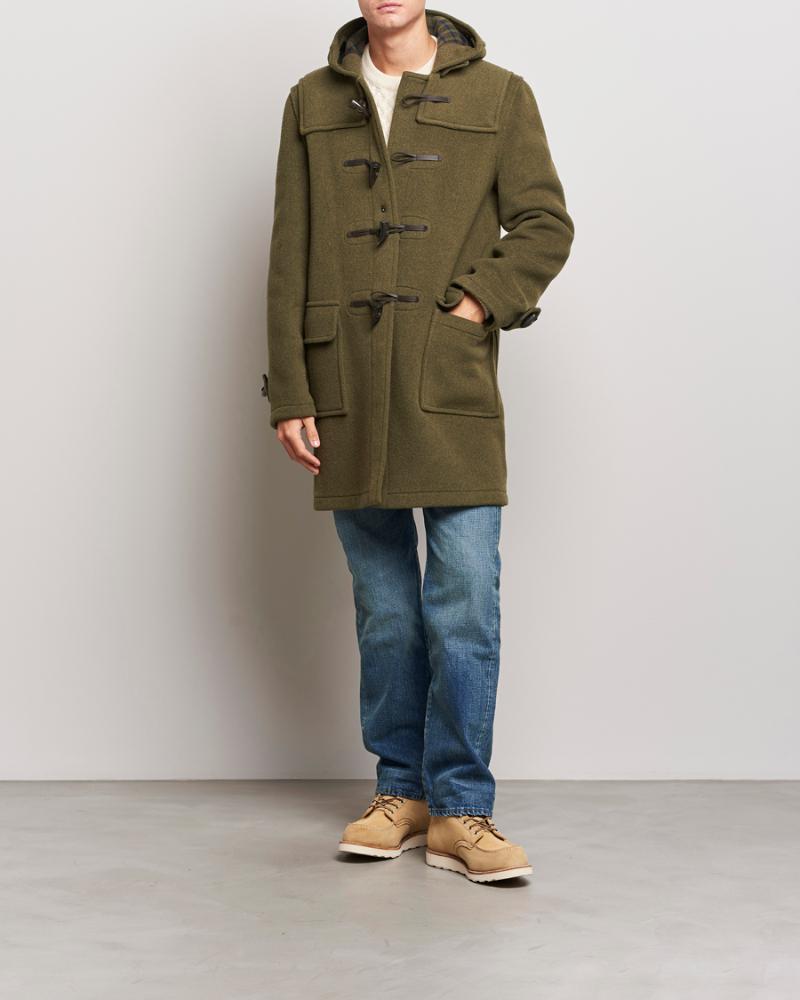 Herre | Gloverall | Gloverall | Morris Duffle Coat Loden/Check