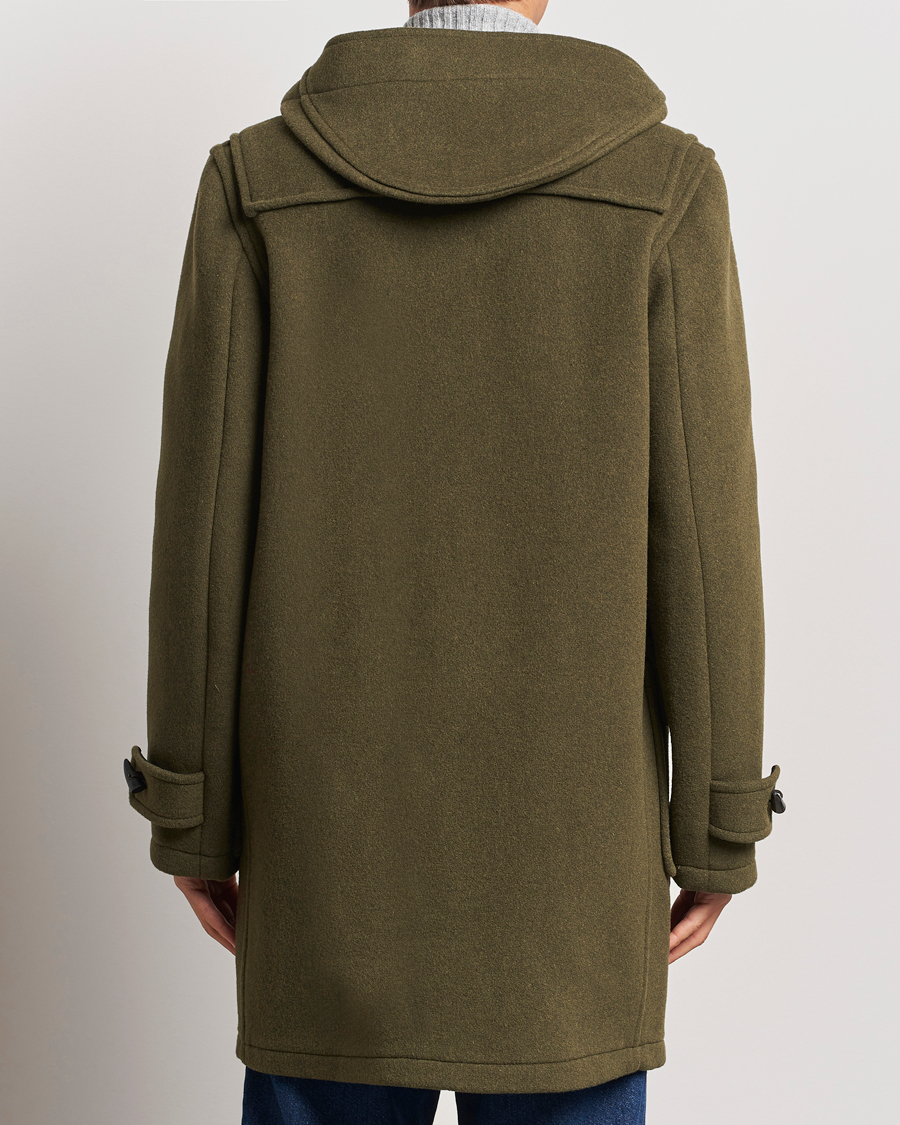 Herre | Jakker | Gloverall | Morris Duffle Coat Loden Green/Check