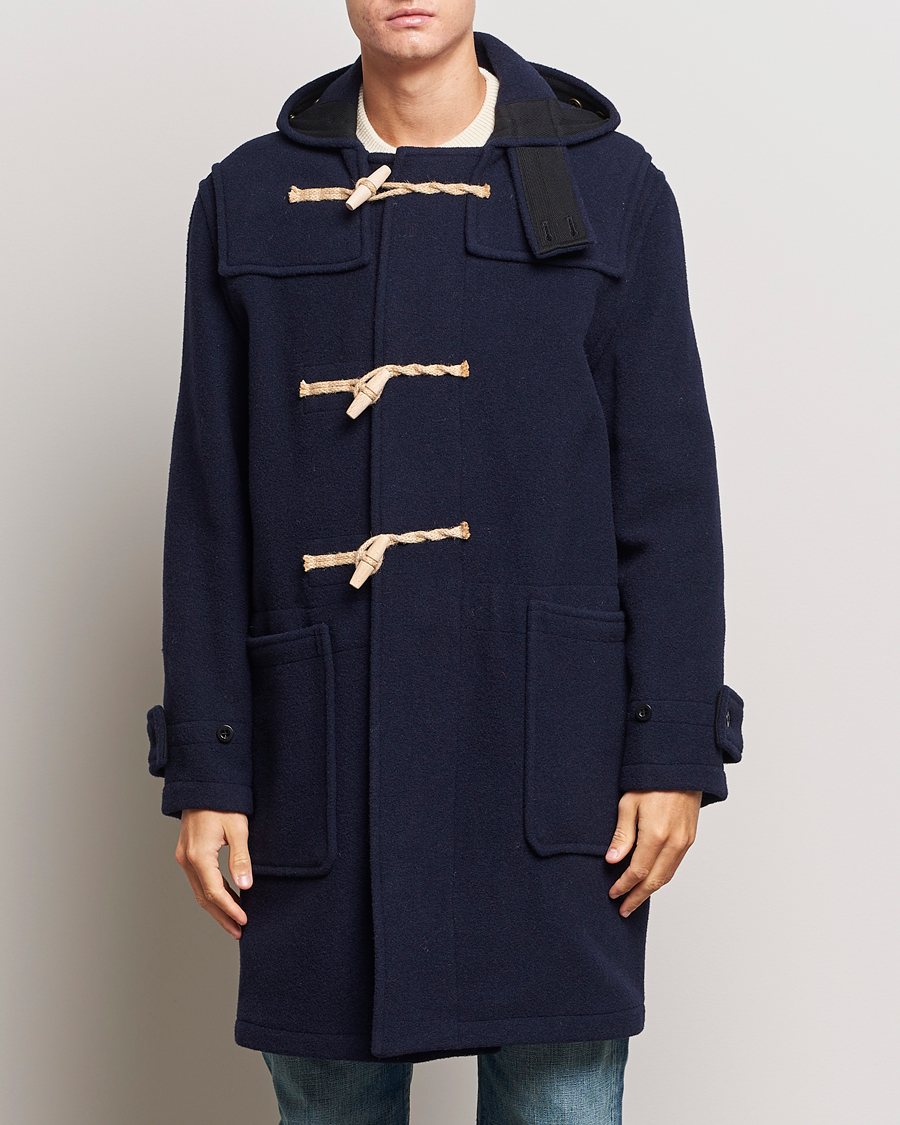 Herre | Jakker | Gloverall | 575 Monty Original Duffle Coat Navy