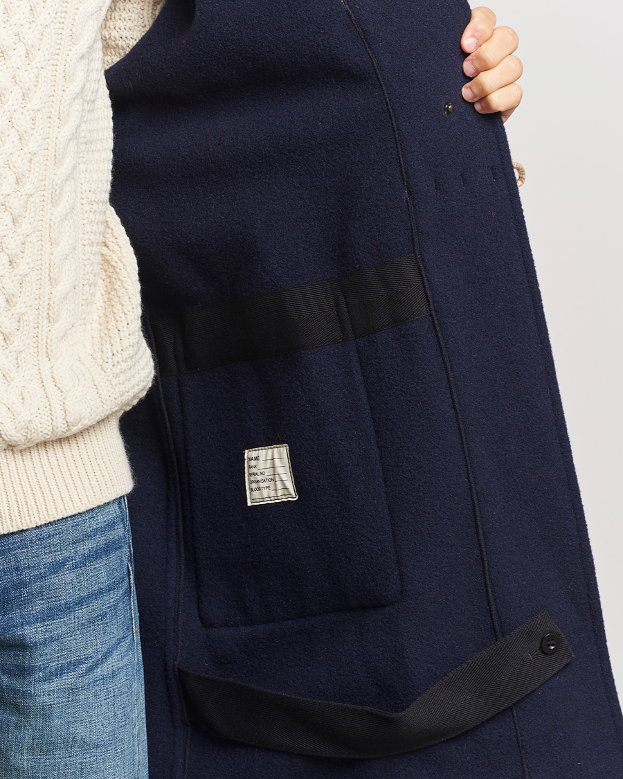 Herre | Jakker | Gloverall | 575 Monty Original Duffle Coat Navy