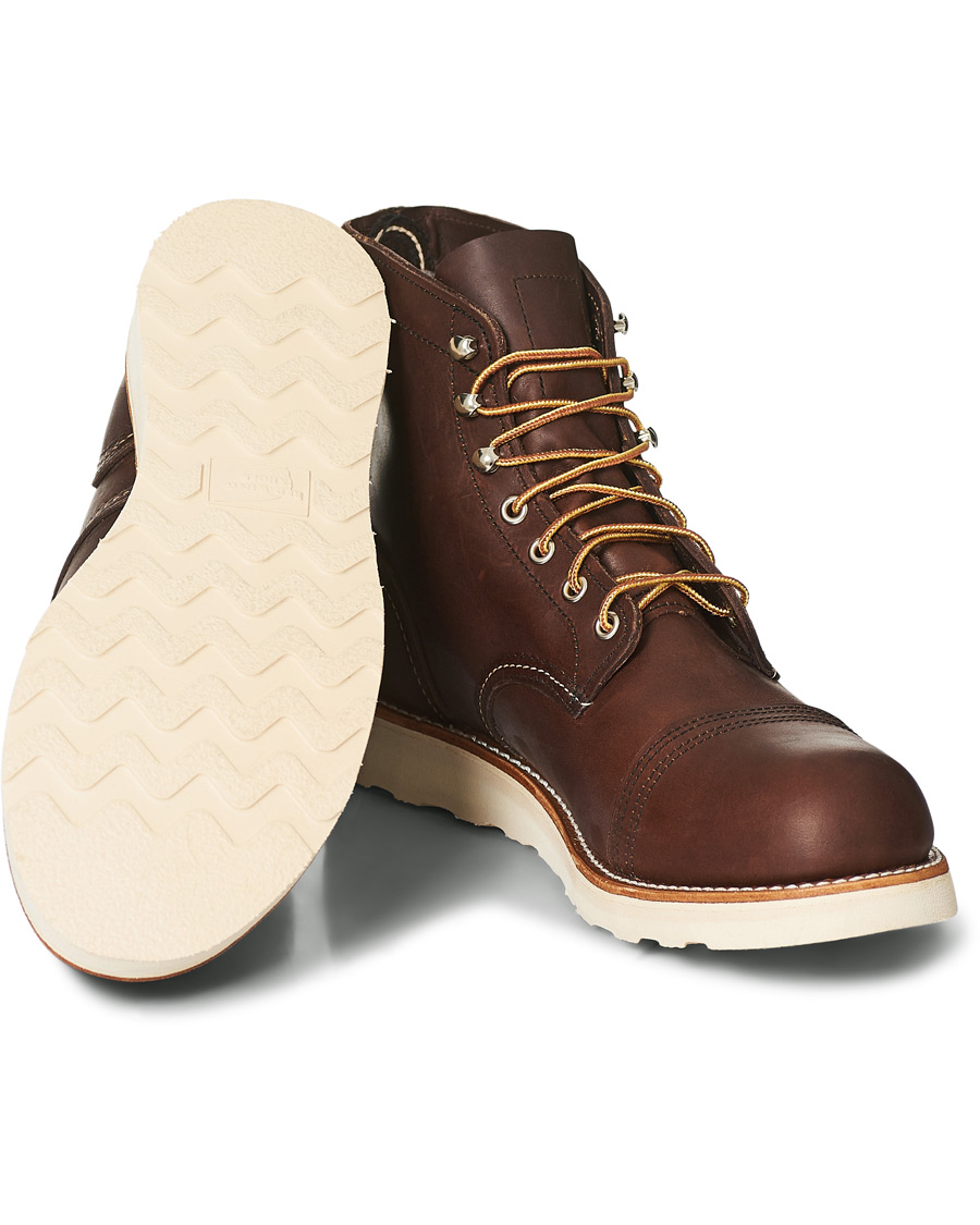 Herre | Red Wing Shoes Iron Ranger Traction Tred Sole Amber Harness Leather | Red Wing Shoes | Iron Ranger Traction Tred Sole Amber Harness Leather