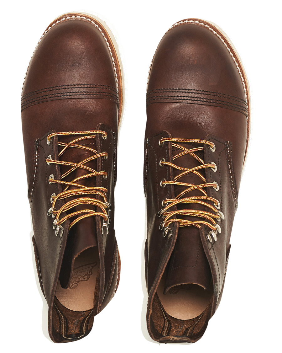 Herre | Red Wing Shoes Iron Ranger Traction Tred Sole Amber Harness Leather | Red Wing Shoes | Iron Ranger Traction Tred Sole Amber Harness Leather