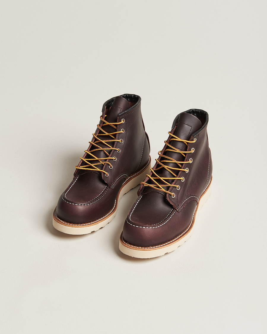 Herre | Støvler | Red Wing Shoes | Moc Toe Boot Black Cherry Excalibur Leather