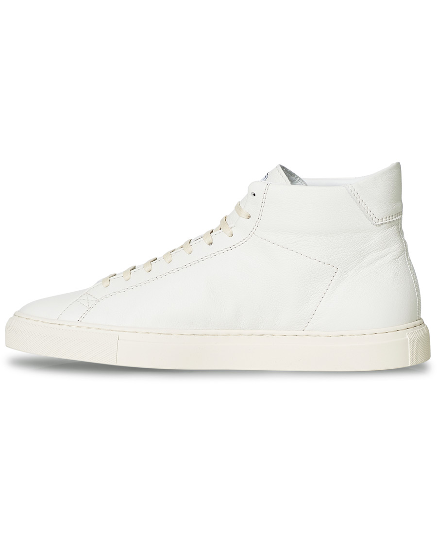 Herre | C.QP Flyback High Top Leather Sneaker Vintage White | CQP | C.QP Flyback High Top Leather Sneaker Vintage White