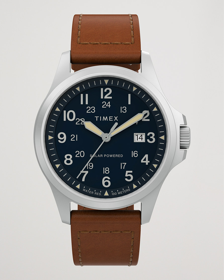Herre |  | Timex | Field Post Solar Watch 41mm Blue Dial