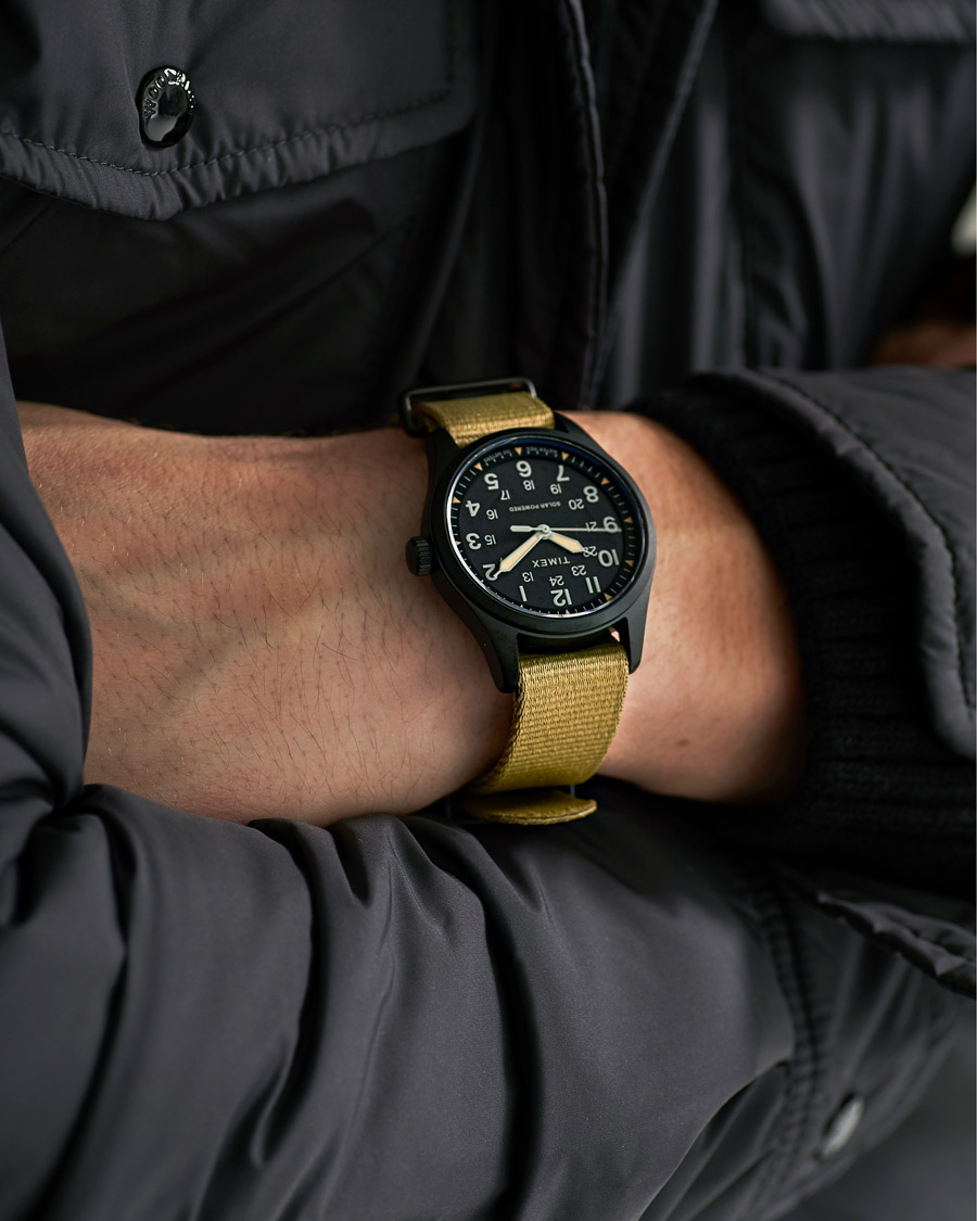 Herre |  | Timex | Field Post Solar Watch 36mm Green/Black