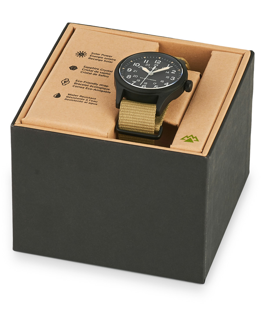 Herre | Timex Field Post Solar Watch 36mm Green/Black | Timex | Field Post Solar Watch 36mm Green/Black