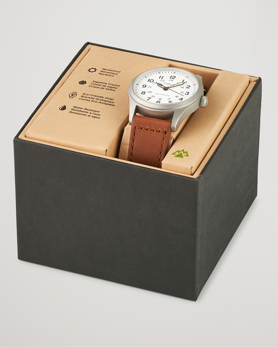 Herre | Timex Field Post Mechanical Watch 38mm White Dial | Timex | Field Post Mechanical Watch 38mm White Dial