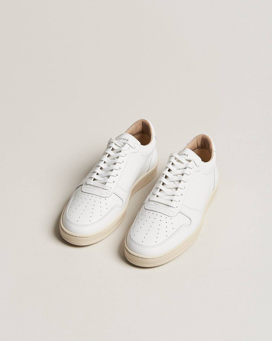 Herre | Zespà ZSP23 APLA Leather Sneakers White | Zespà | ZSP23 APLA Leather Sneakers White