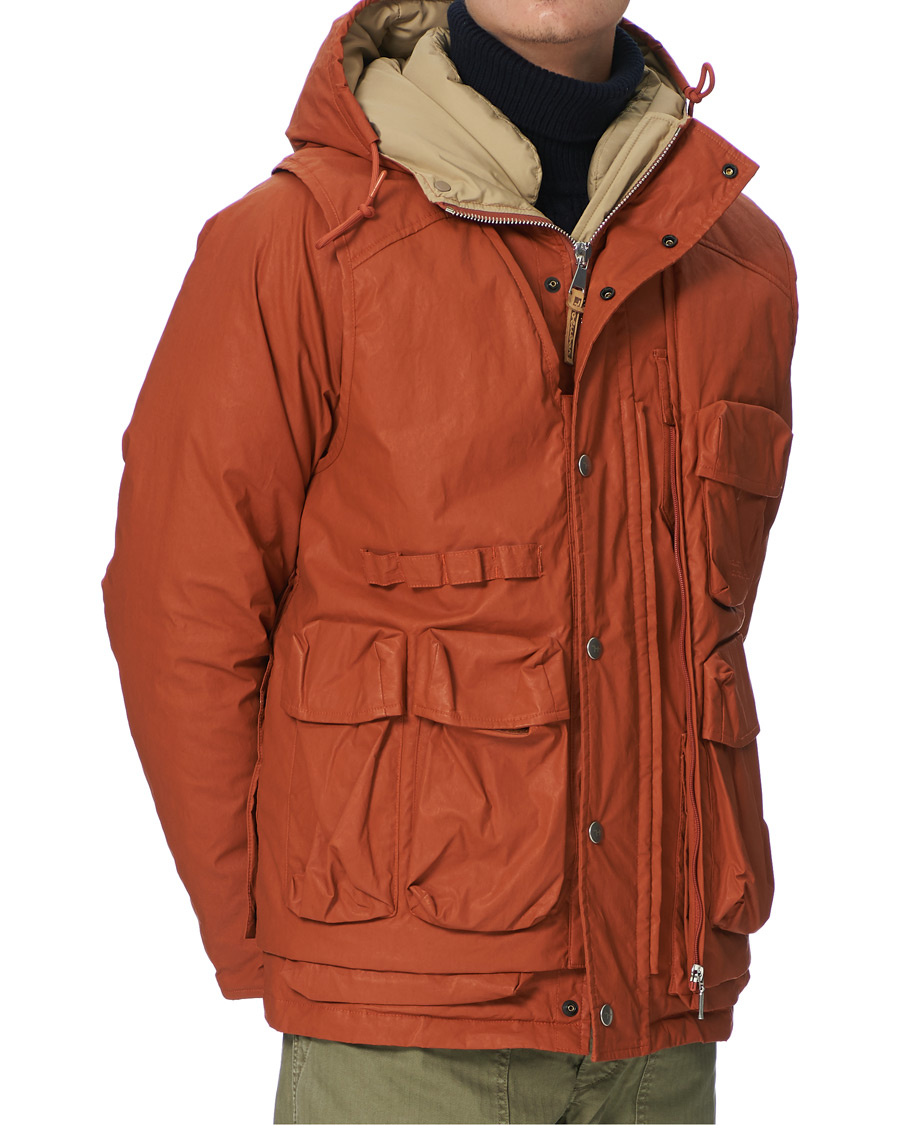 Herre |  | Holubar | M066 Deer Hunter Modular Coated Jacket Dark Orange