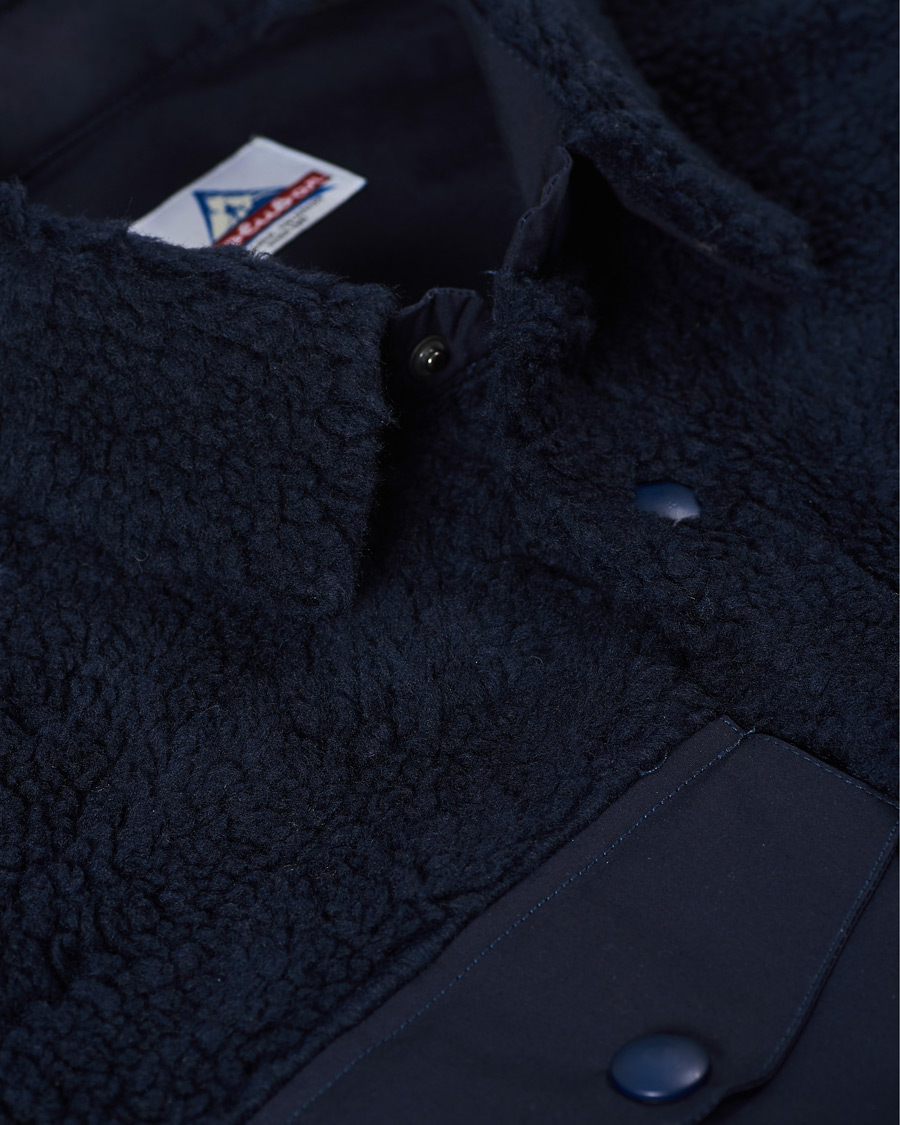 Herre | Skjorter | Holubar | M155 Fleece Overshirt Dark Blue