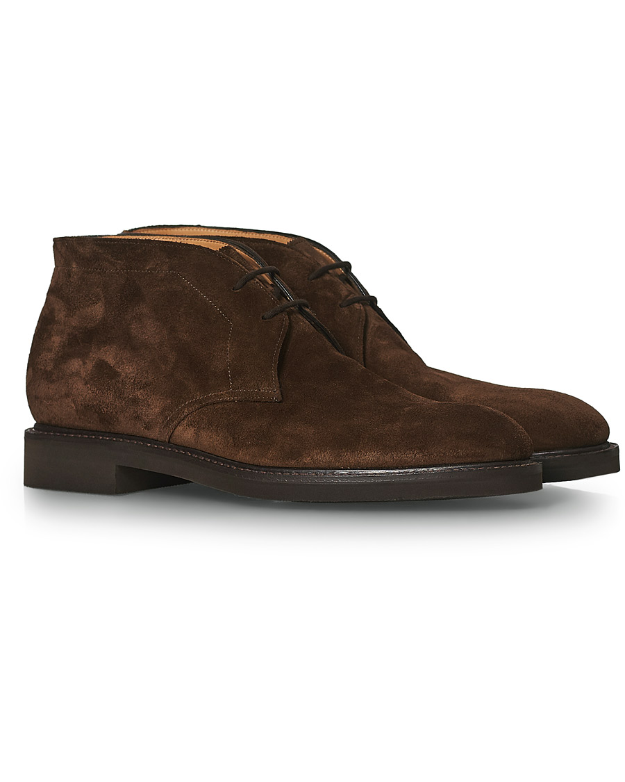 Herre | John Lobb Heywood Chukka Boot Dark Brown Suede | John Lobb | Heywood Chukka Boot Dark Brown Suede