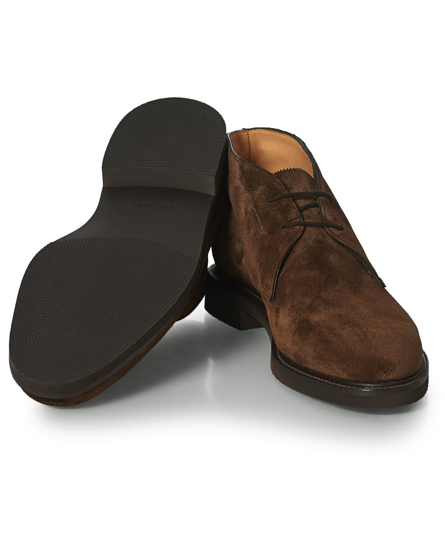 Herre | John Lobb Heywood Chukka Boot Dark Brown Suede | John Lobb | Heywood Chukka Boot Dark Brown Suede