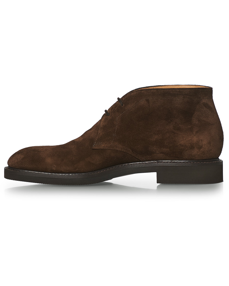 Herre | John Lobb Heywood Chukka Boot Dark Brown Suede | John Lobb | Heywood Chukka Boot Dark Brown Suede
