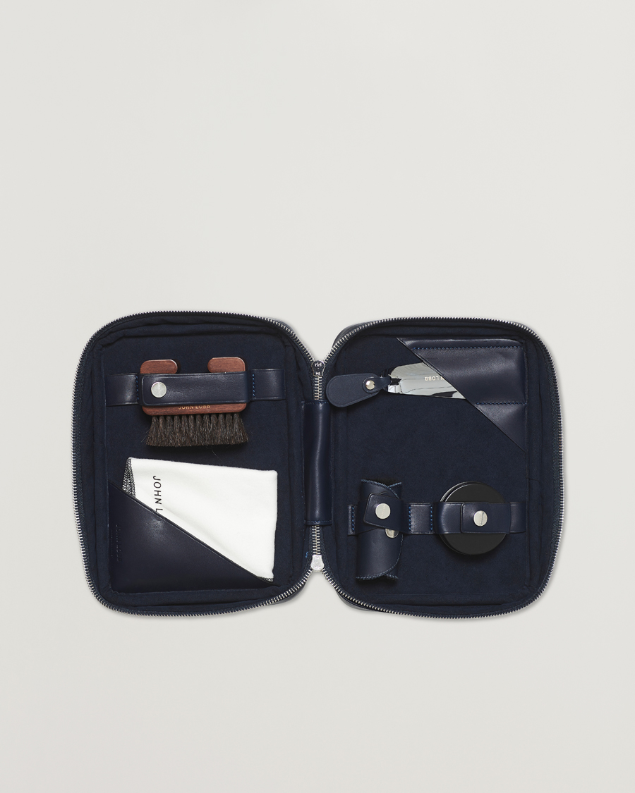 Herre | Skopleie | John Lobb | Shoe Care Travel Case Navy