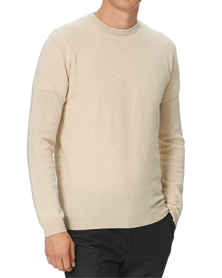 Herre | People's Republic of Cashmere | People's Republic of Cashmere | Cashmere Roundneck Oatmilk
