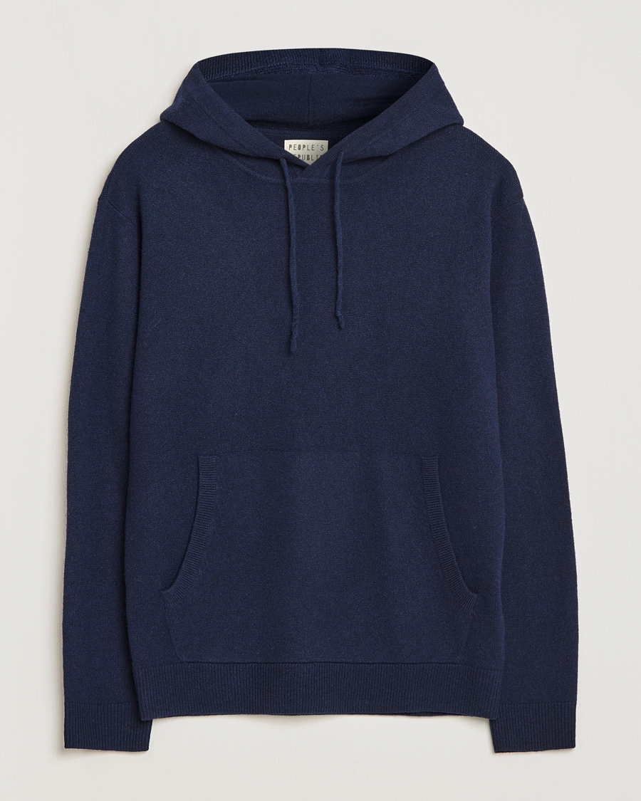Herre |  | People's Republic of Cashmere | Cashmere Hoodie Navy