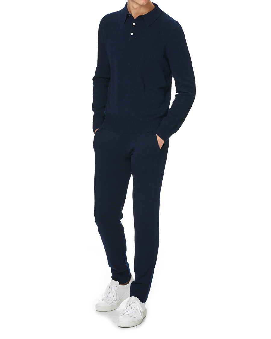 Herre | Bukser | People's Republic of Cashmere | Cashmere Sweatpants Navy
