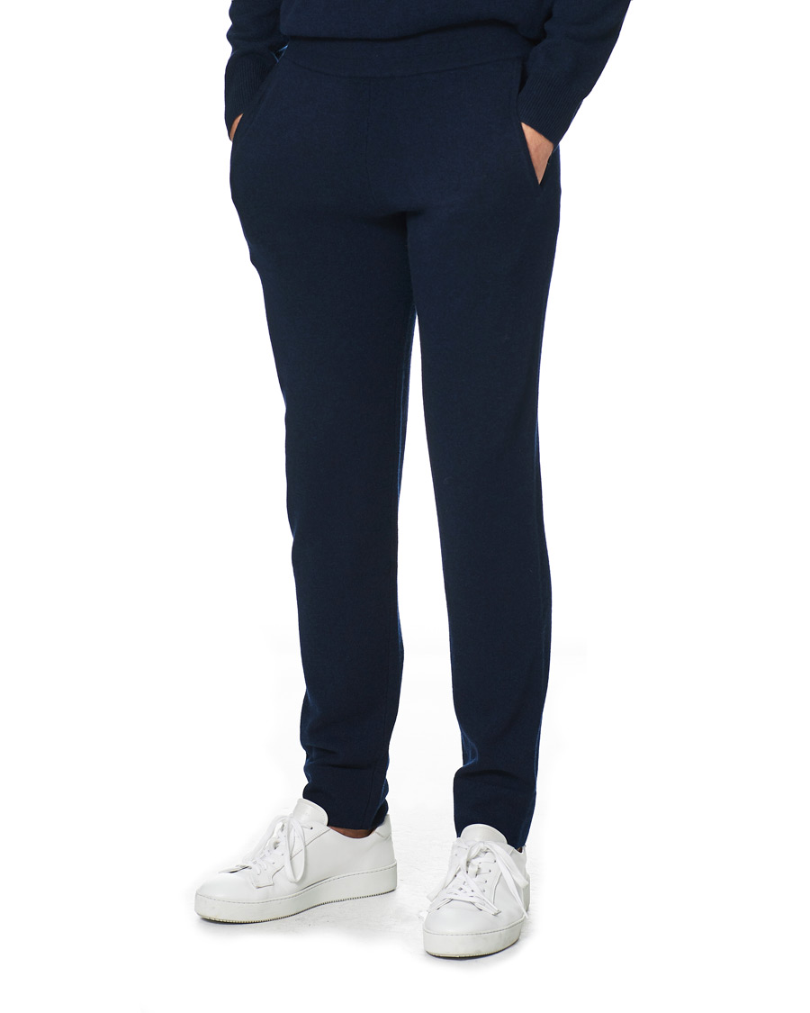 Herre | Bukser | People's Republic of Cashmere | Cashmere Sweatpants Navy