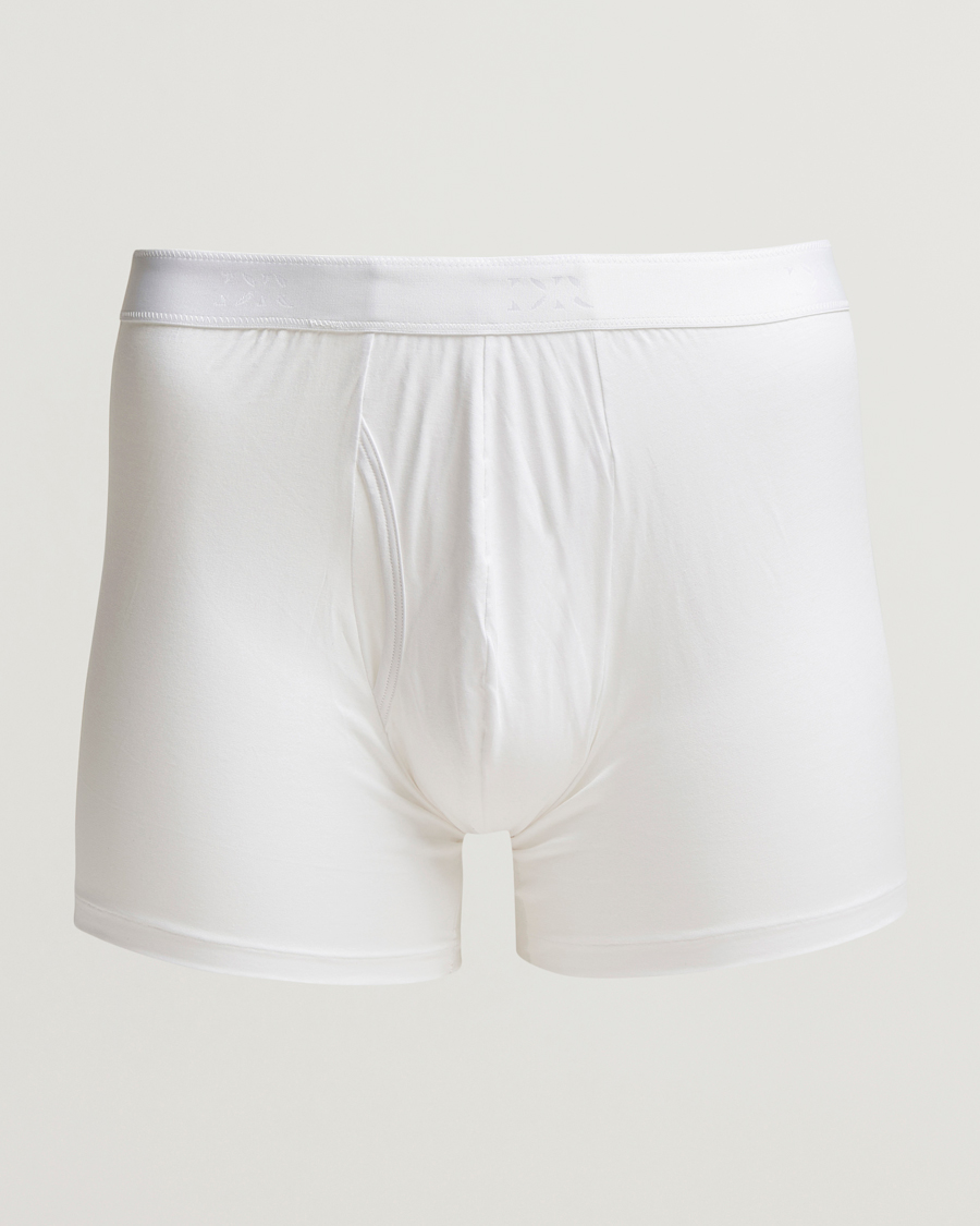 Herre | Undertøy | Derek Rose | Pima Cotton Stretch Brief White
