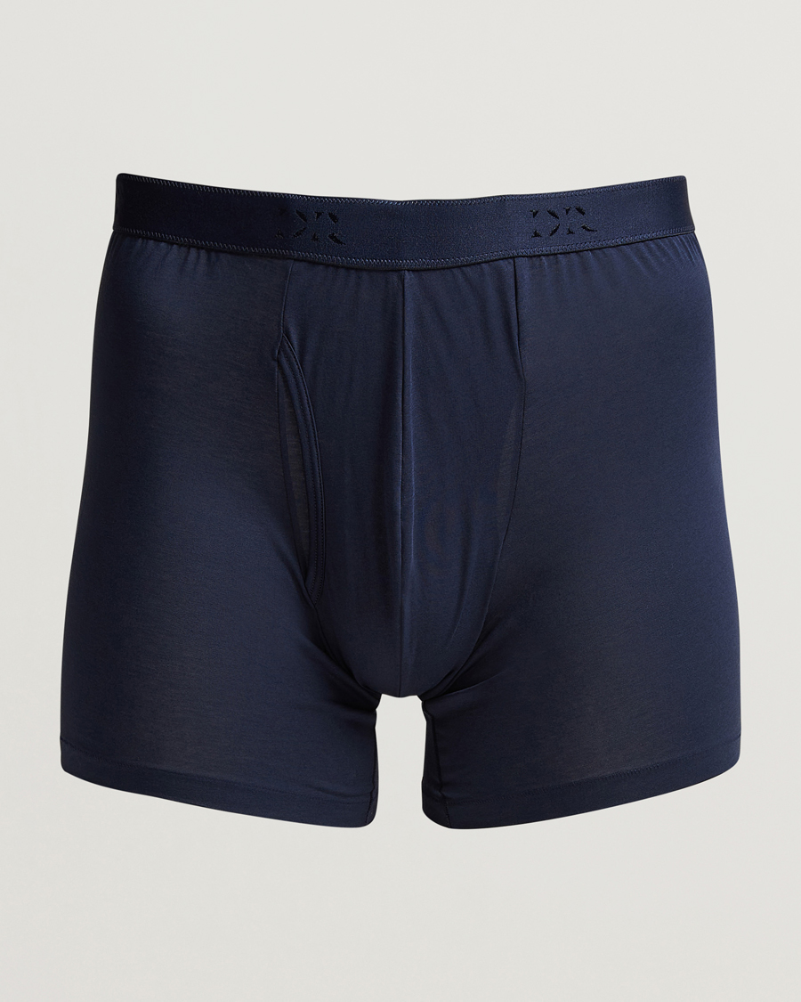 Herre | Undertøy | Derek Rose | Pima Cotton Stretch Trunk Navy